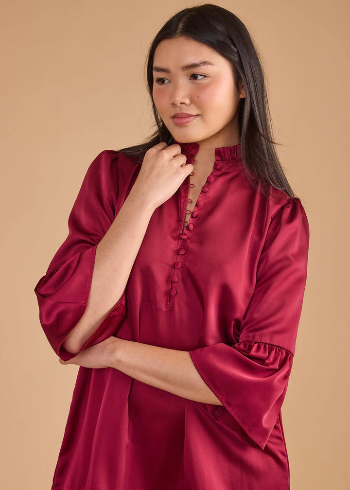 Chelsea Dress (Beet Red)