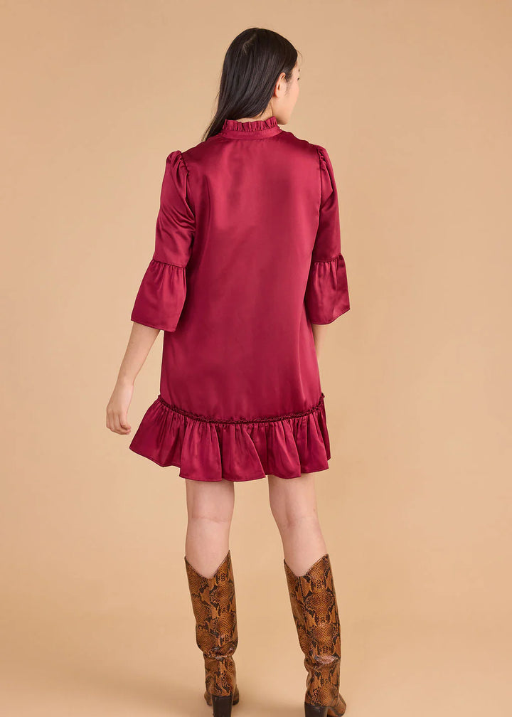 Chelsea Dress (Beet Red)