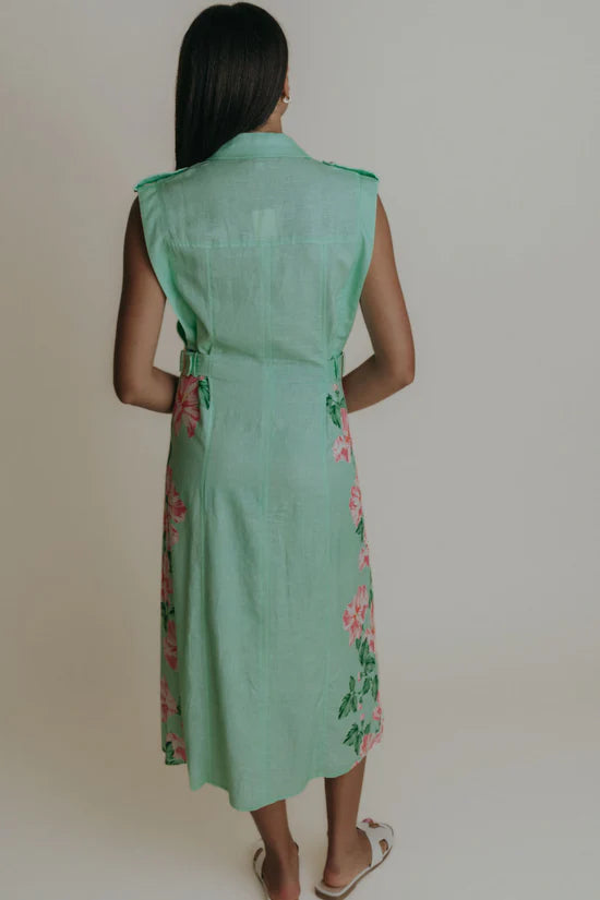 Hillary Dress (Pink Hibiscus)