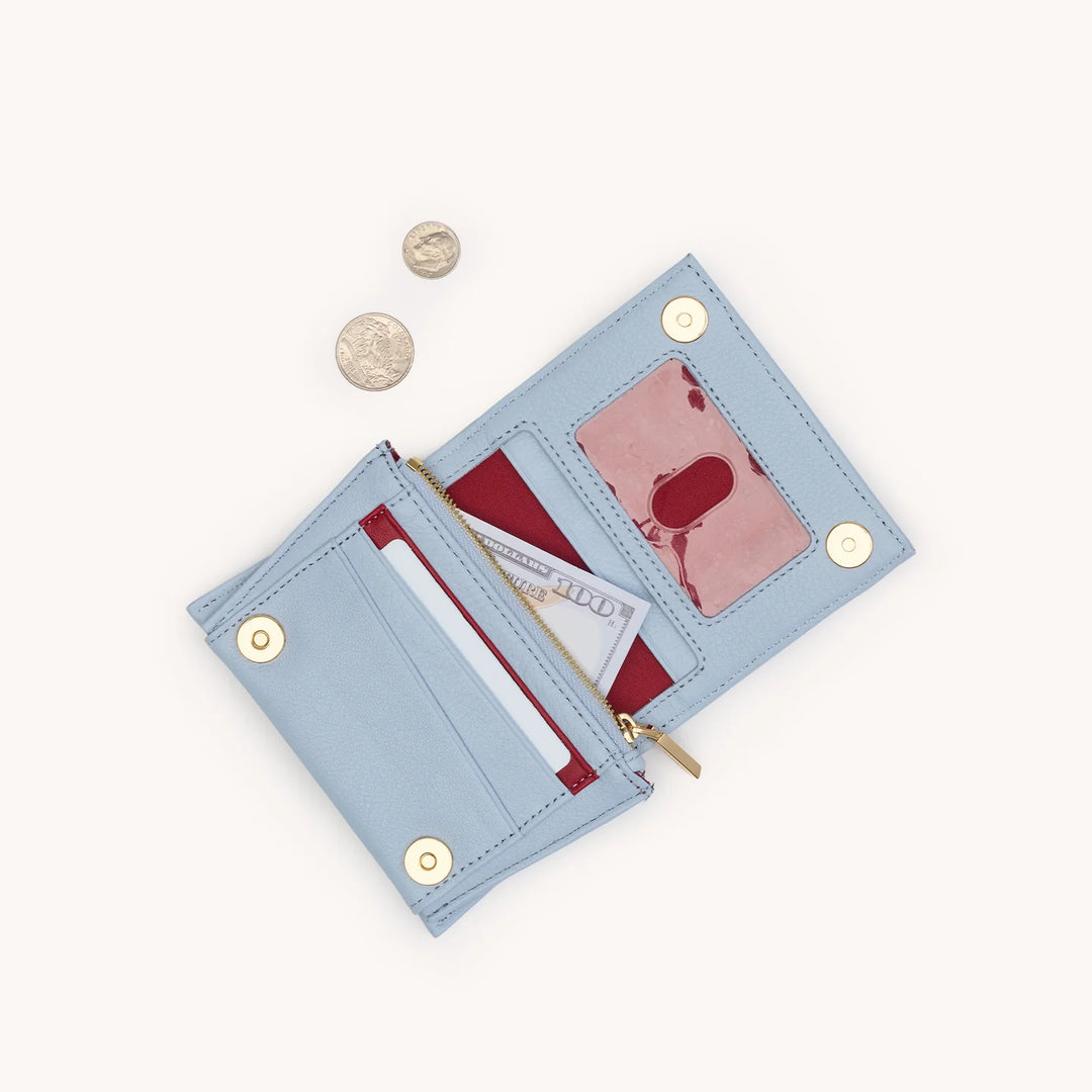 Allen Wallet (Hazy Blue/Gold)