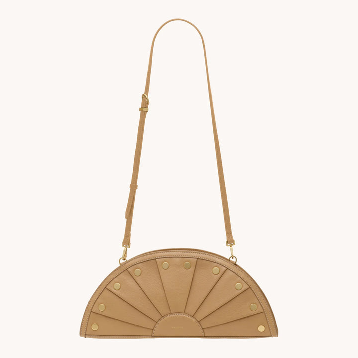 Shelley Clutch (Toasty Sand/Brushed Gold)