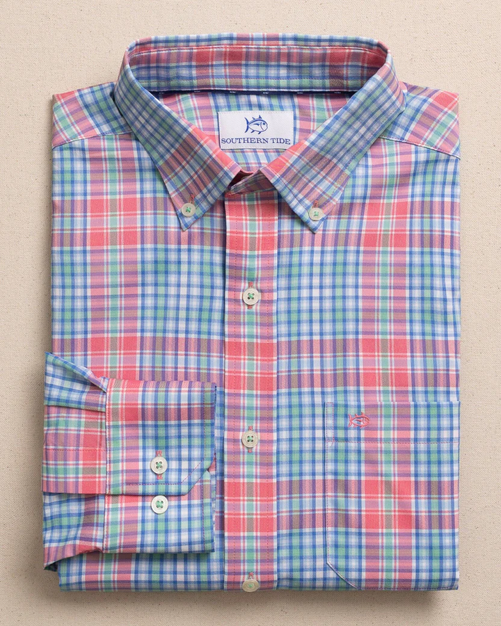 Coastal Breeze Ocean Isle Sportshirt (Island Pink)