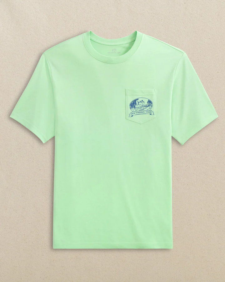 Palm Hammock Time Tee (Green Ash)