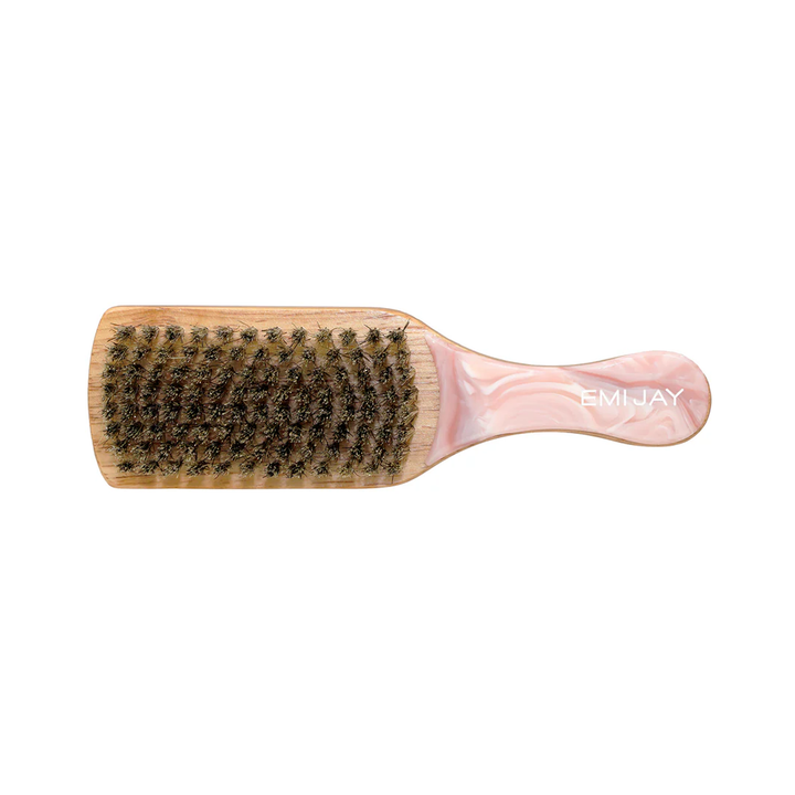 Mini Boar Bristle Brush (Pink Chantilly)