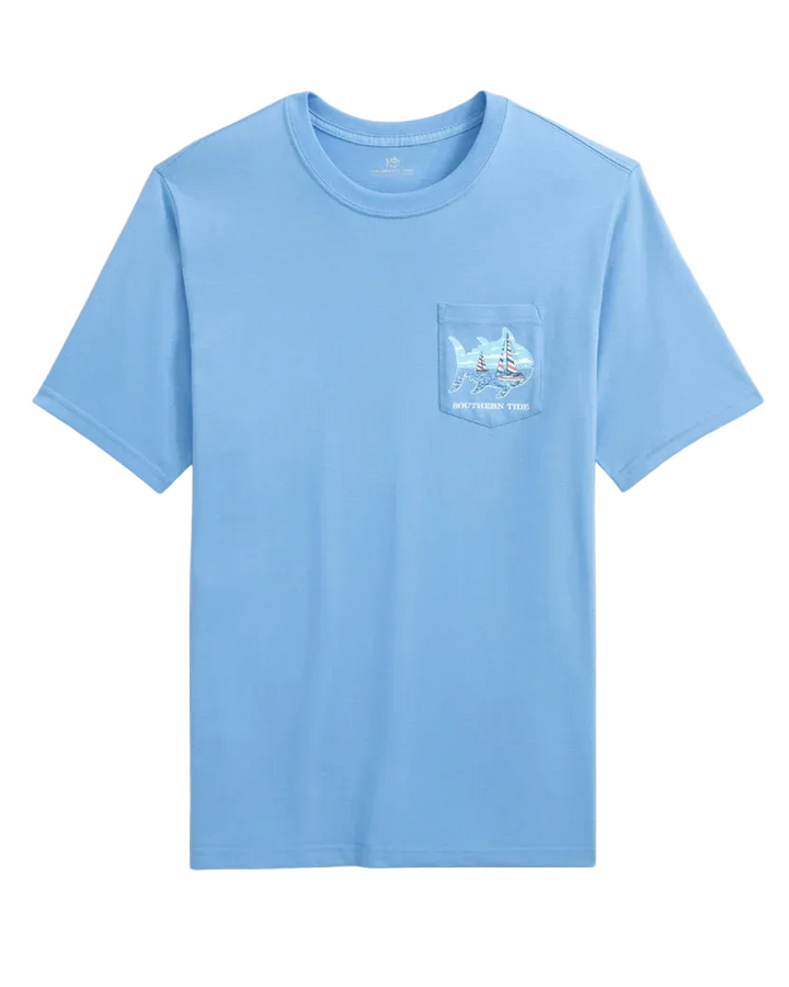 Sailboat SkipJack Fill T-Shirt (Ocean Channel)