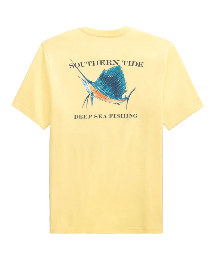 Sailfish Deep Sea Fishing T-Shirt (Pineapple)