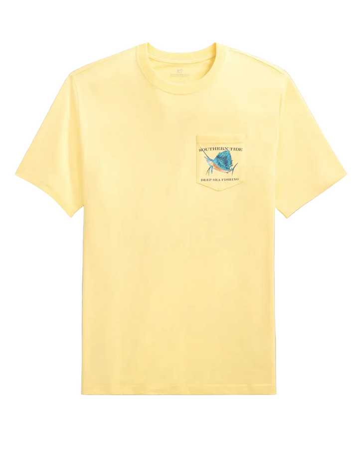 Sailfish Deep Sea Fishing T-Shirt (Pineapple)