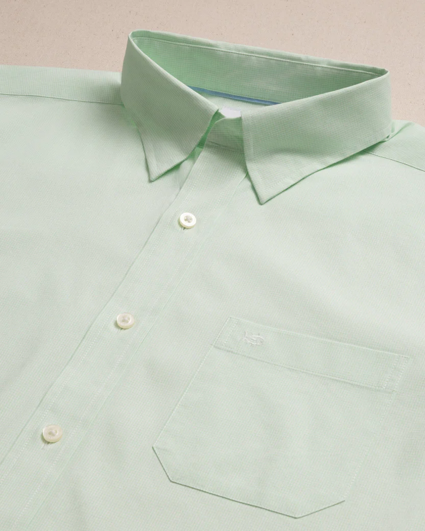 Charleston Screen Porch Plaid Sportshirt (Green Ash)