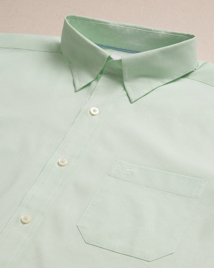 Charleston Screen Porch Plaid Sportshirt (Green Ash)