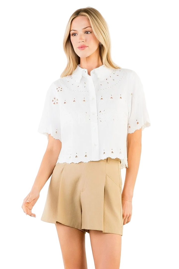 Detailed Top  (White)