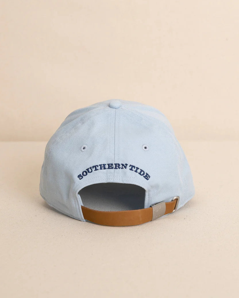 Flag Leather Strap Hat ( Blue)