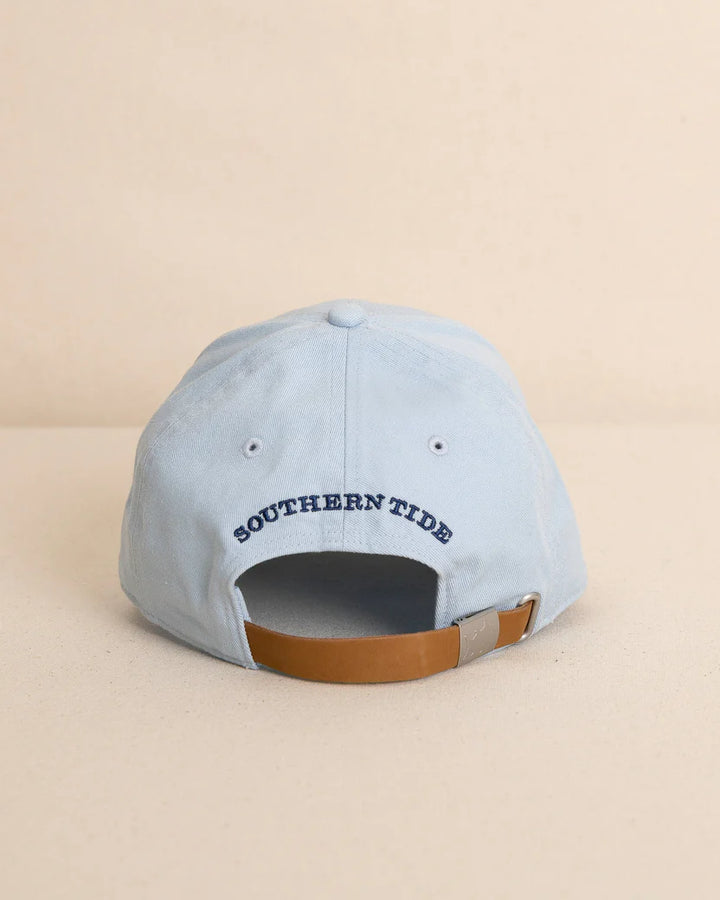 Flag Leather Strap Hat ( Blue)
