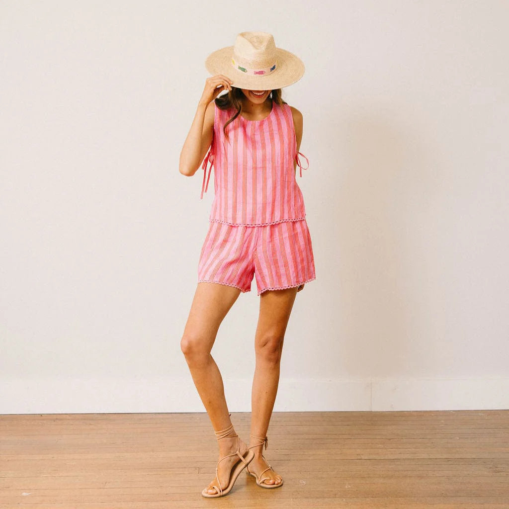 Orchid Pinstripe Set