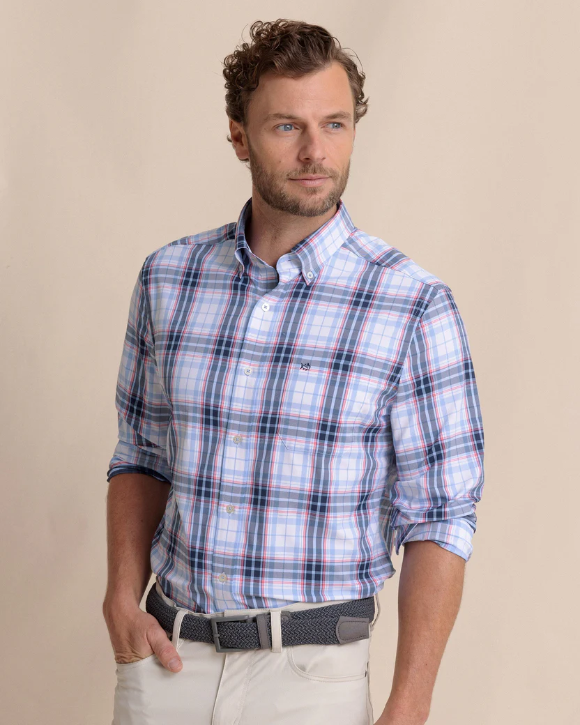 Willowbrook Plaid Sportshirt (Ocean Channel)